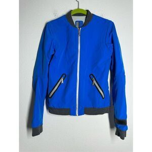 Rare Rossignol Look Women’s Activewear Jacket Size M Blue Cobalt Lined See Note